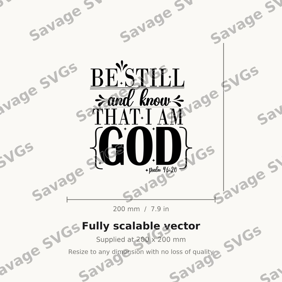 Be Still And Know
