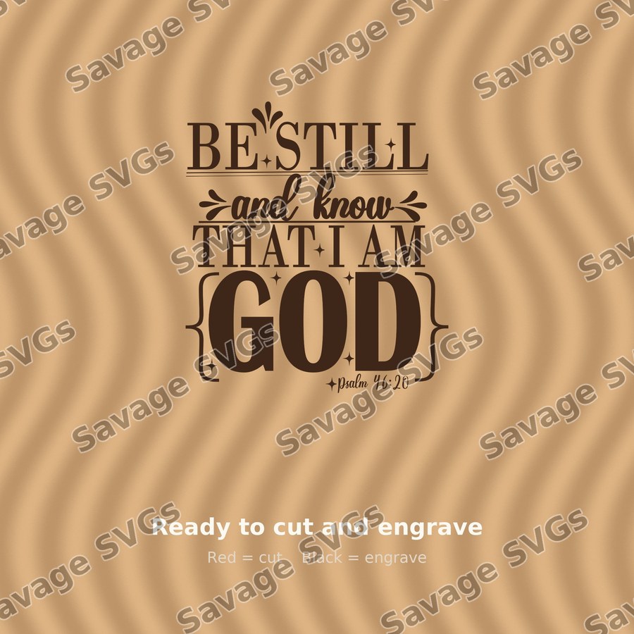 Be Still Bible Verse