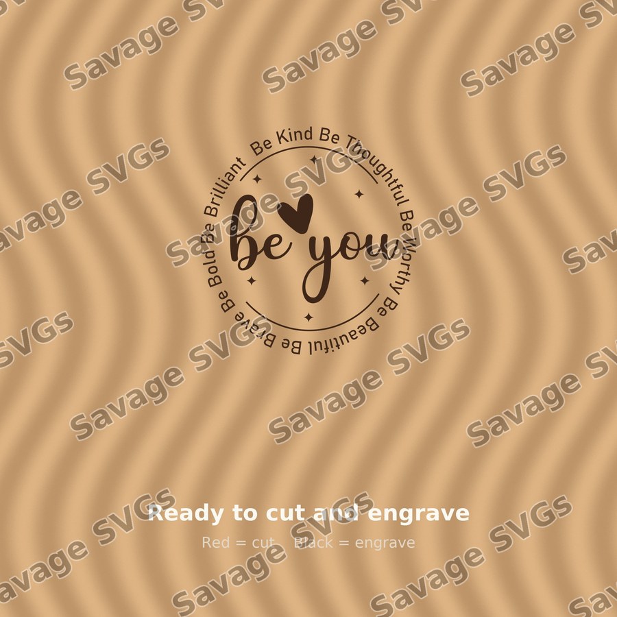 Be You Circle Quote