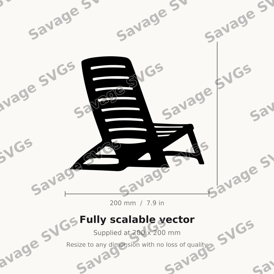 Beach Lounge Chair