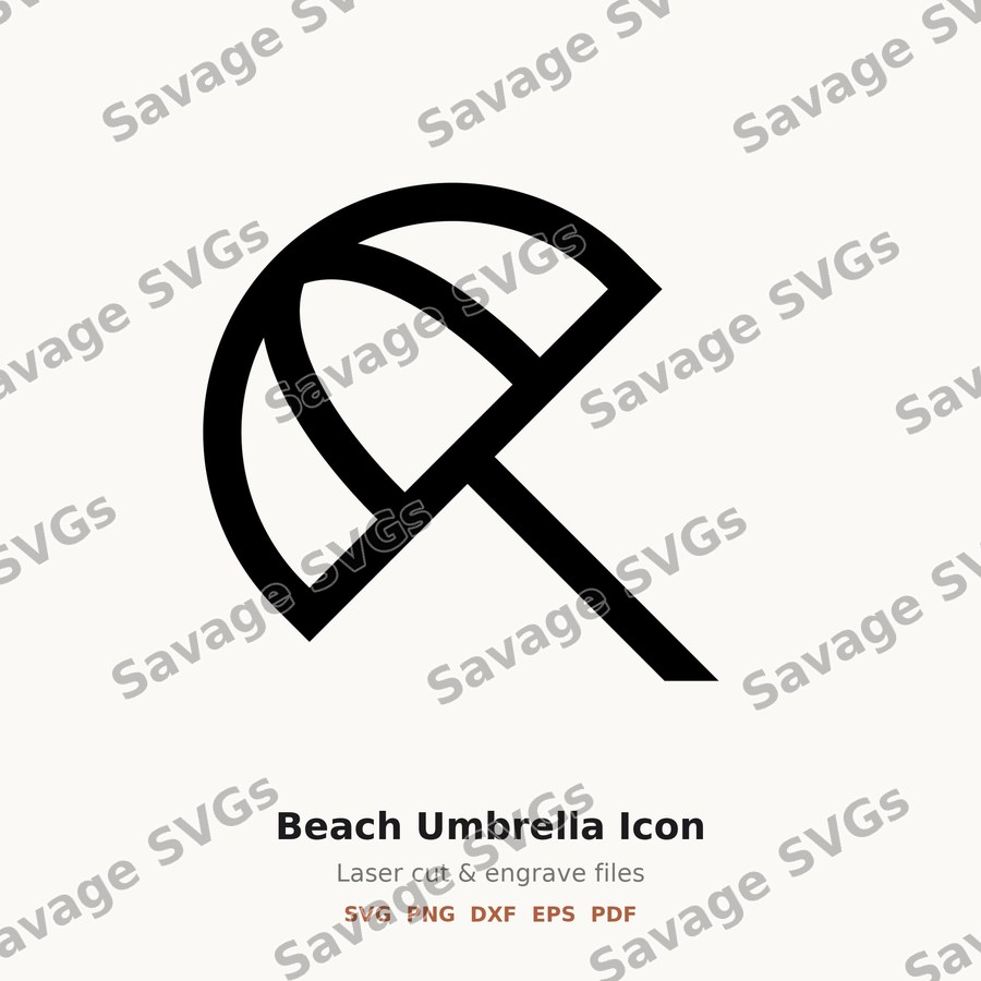 Beach Umbrella Icon