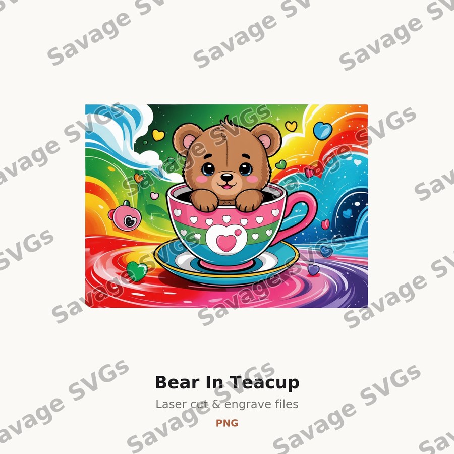 Bear In Teacup