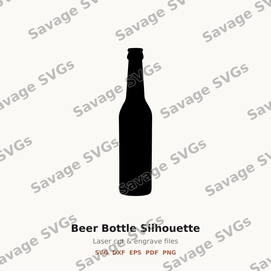Beer Bottle Silhouette
