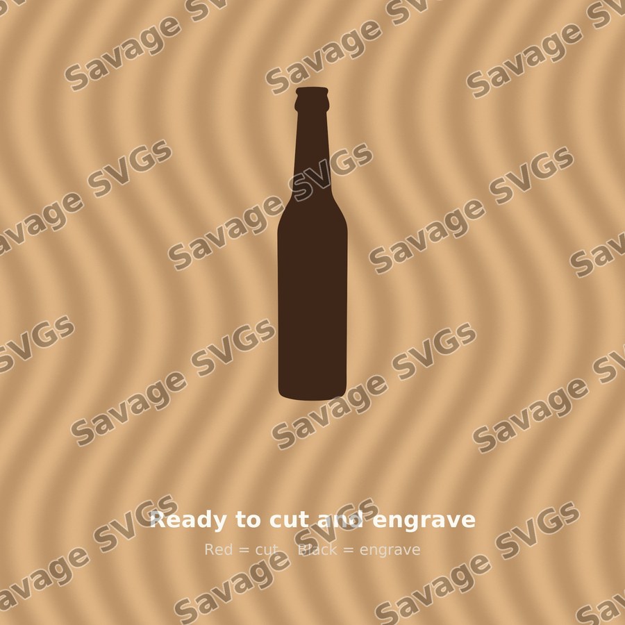 Beer Bottle Silhouette