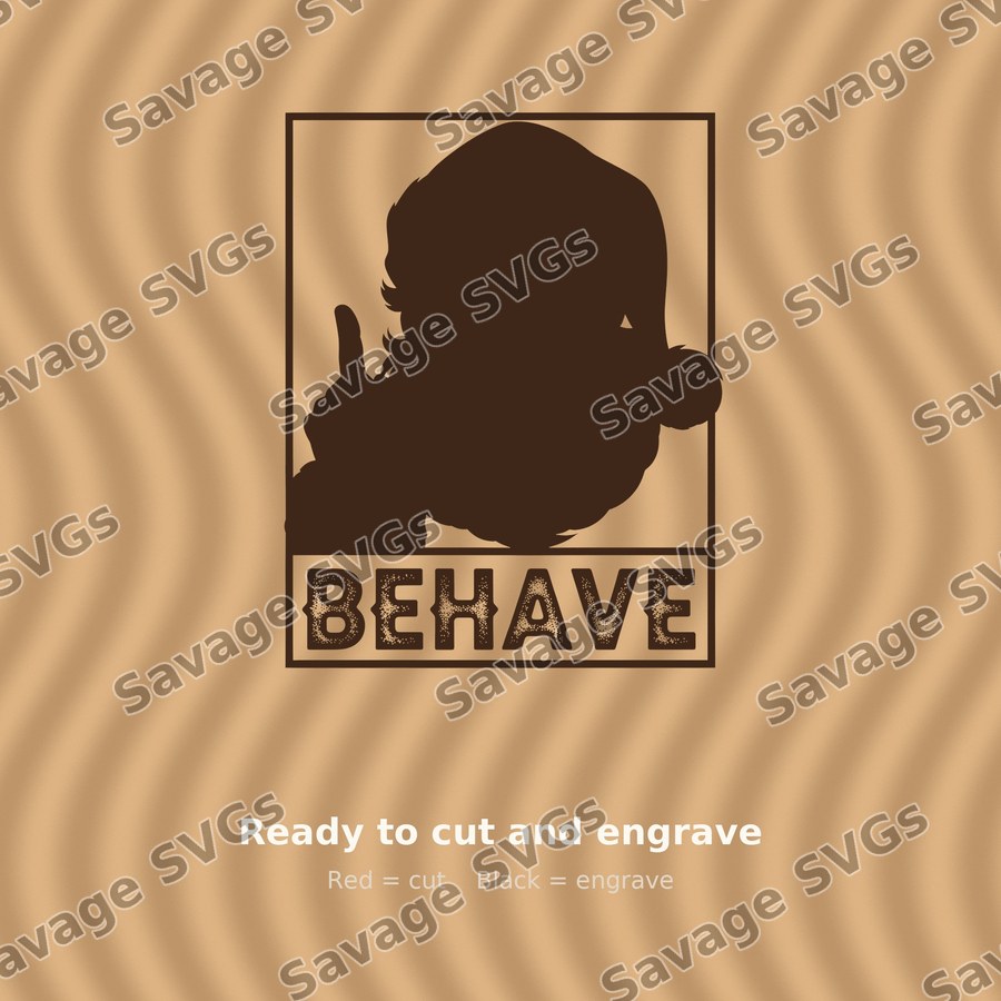 Behave Winking Santa