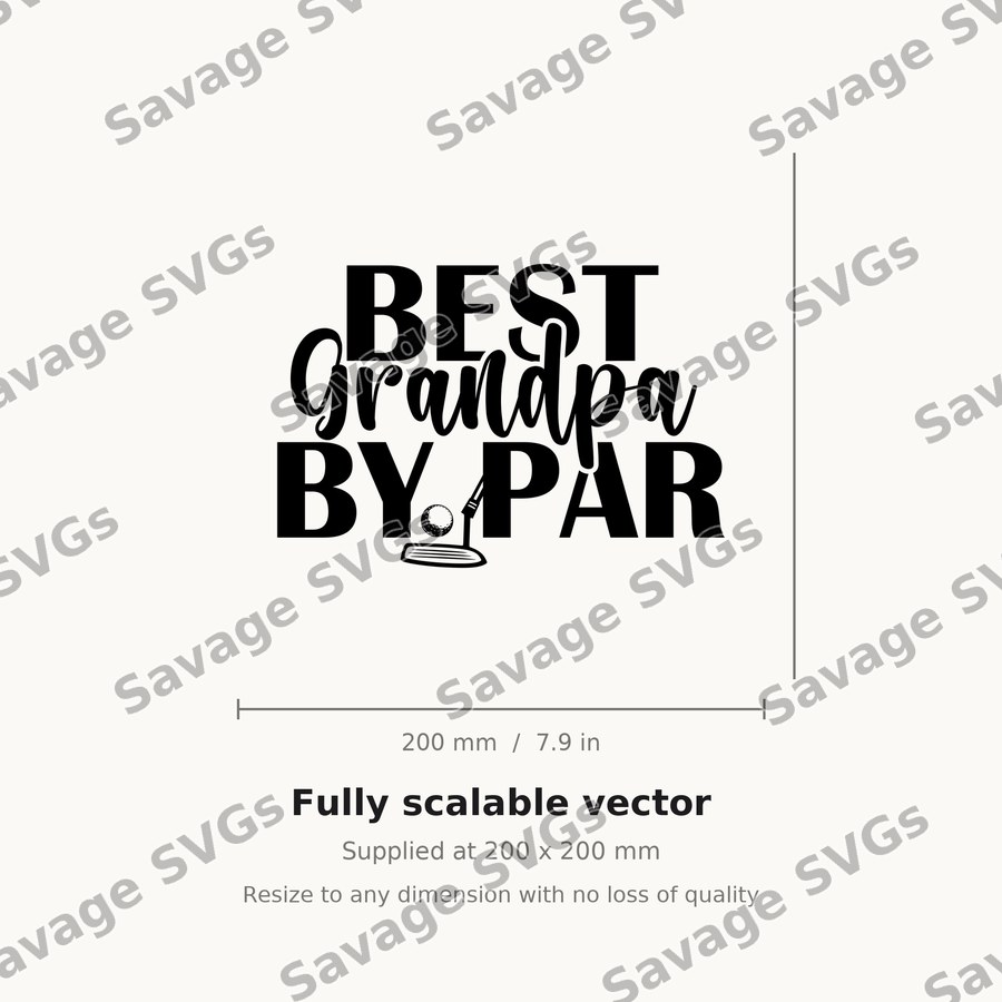Best Grandpa By Par
