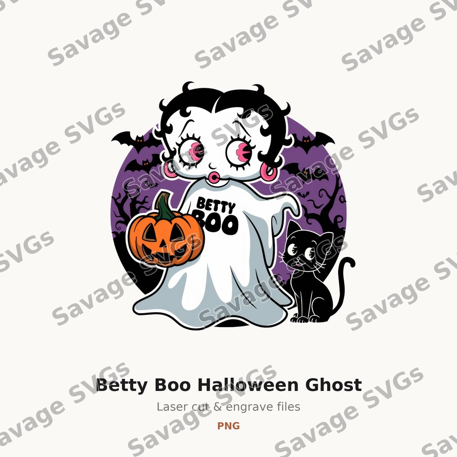 Betty Boo Halloween Ghost