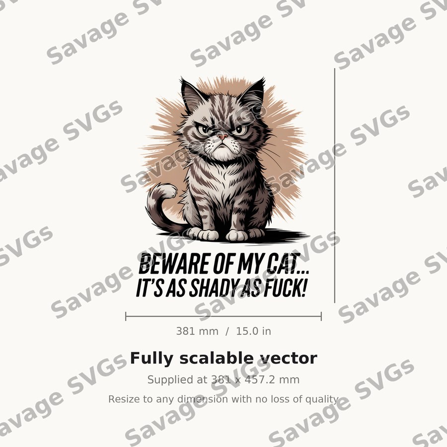 Beware Of My Cat