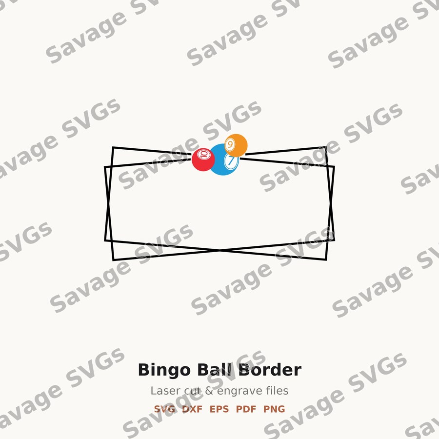 Bingo Ball Border
