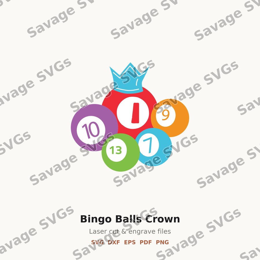 Bingo Balls Crown