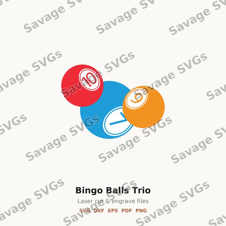 Bingo Balls Trio