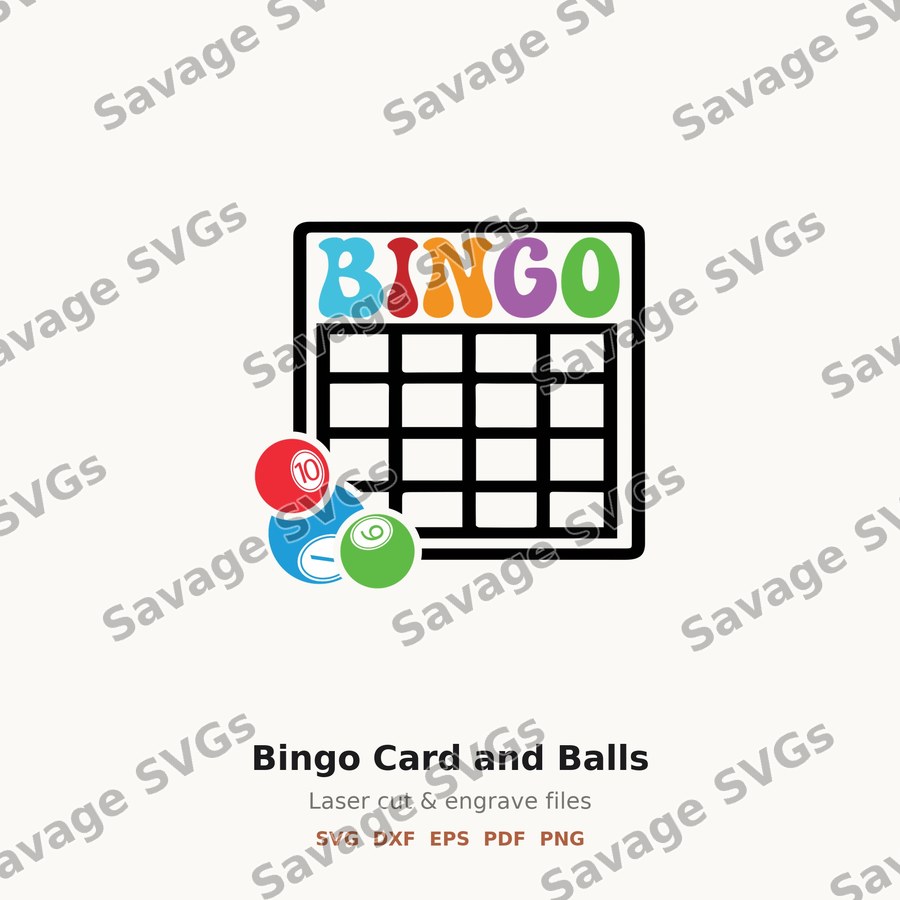 Bingo Card and Balls