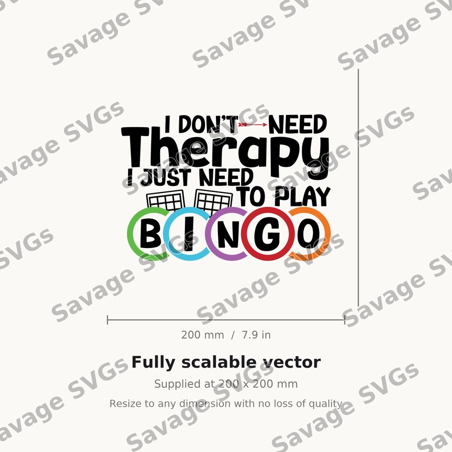 Bingo Therapy Quote