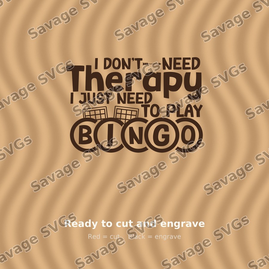 Bingo Therapy Quote