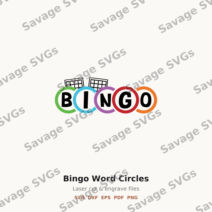 Bingo Word Circles