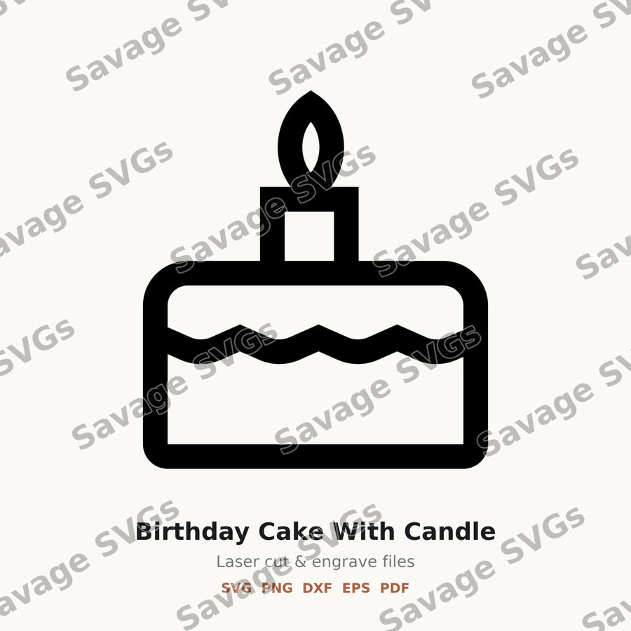Birthday Cake With Candle