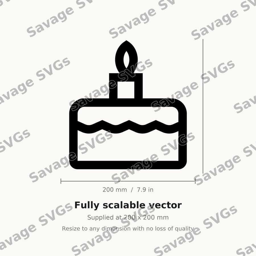 Birthday Cake With Candle
