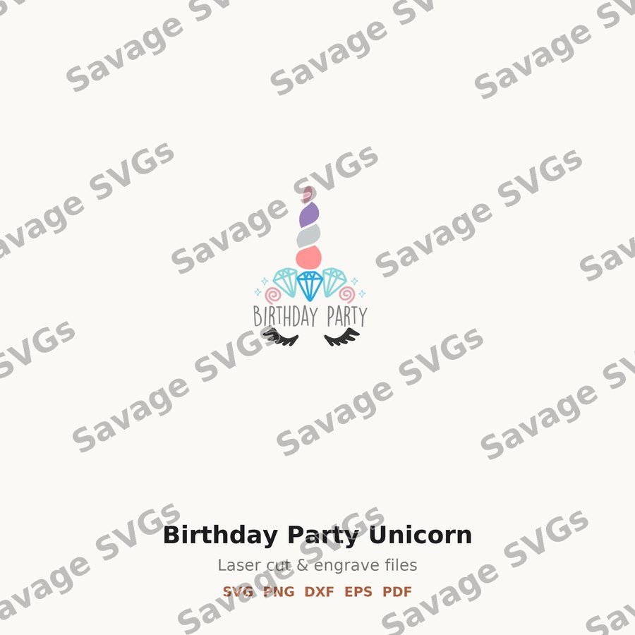 Birthday Party Unicorn