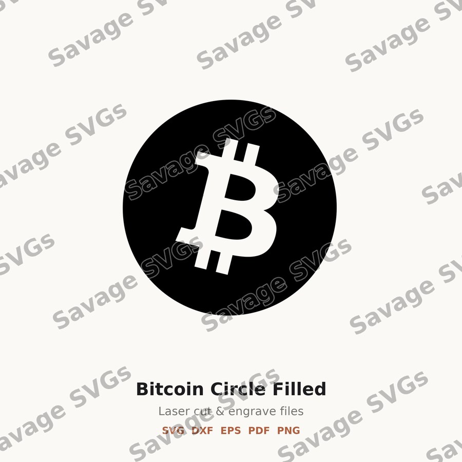 Bitcoin Circle Filled