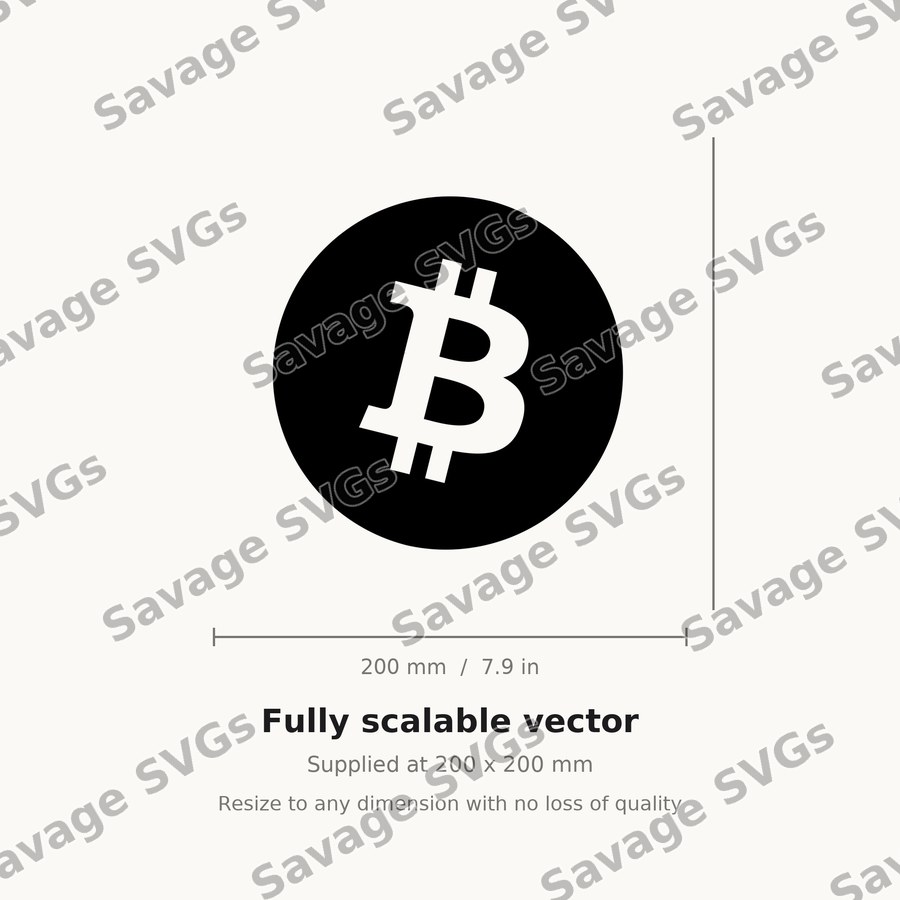 Bitcoin Circle Filled
