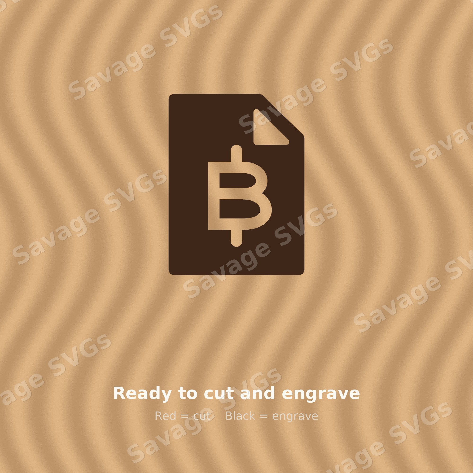 Bitcoin Document Icon