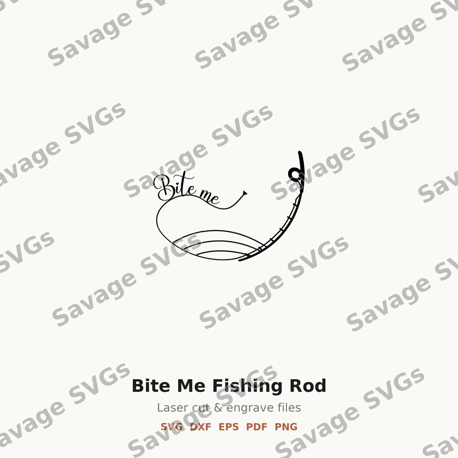 Bite Me Fishing Rod