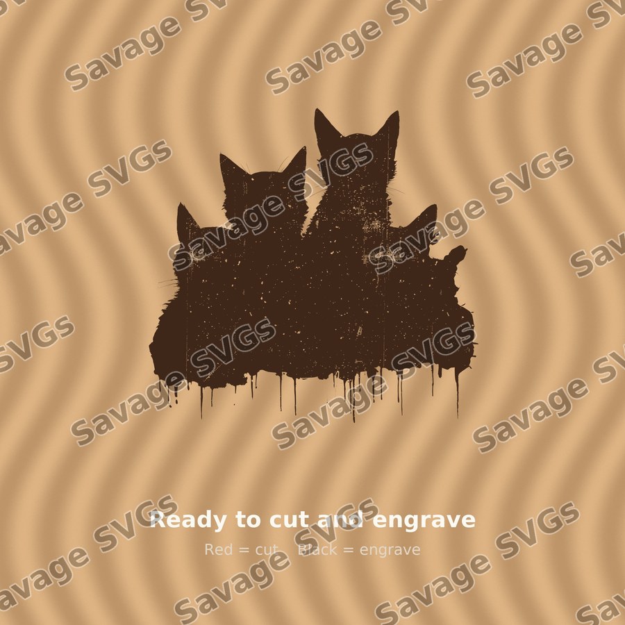 Black Cats With Wine