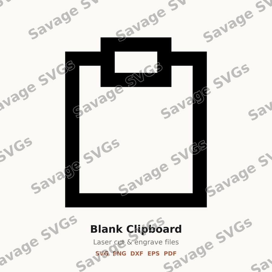 Blank Clipboard
