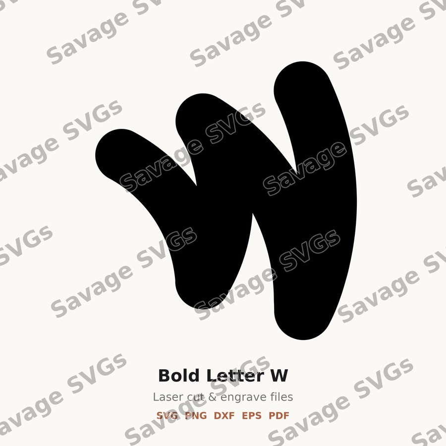 Bold Letter W