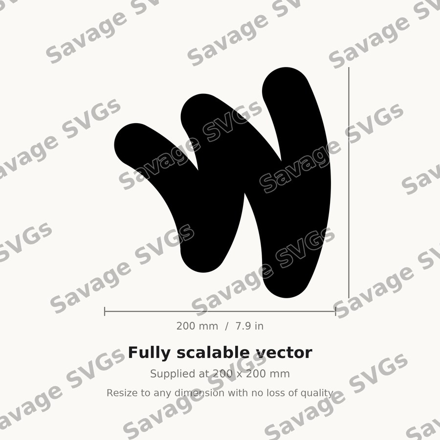 Bold Letter W
