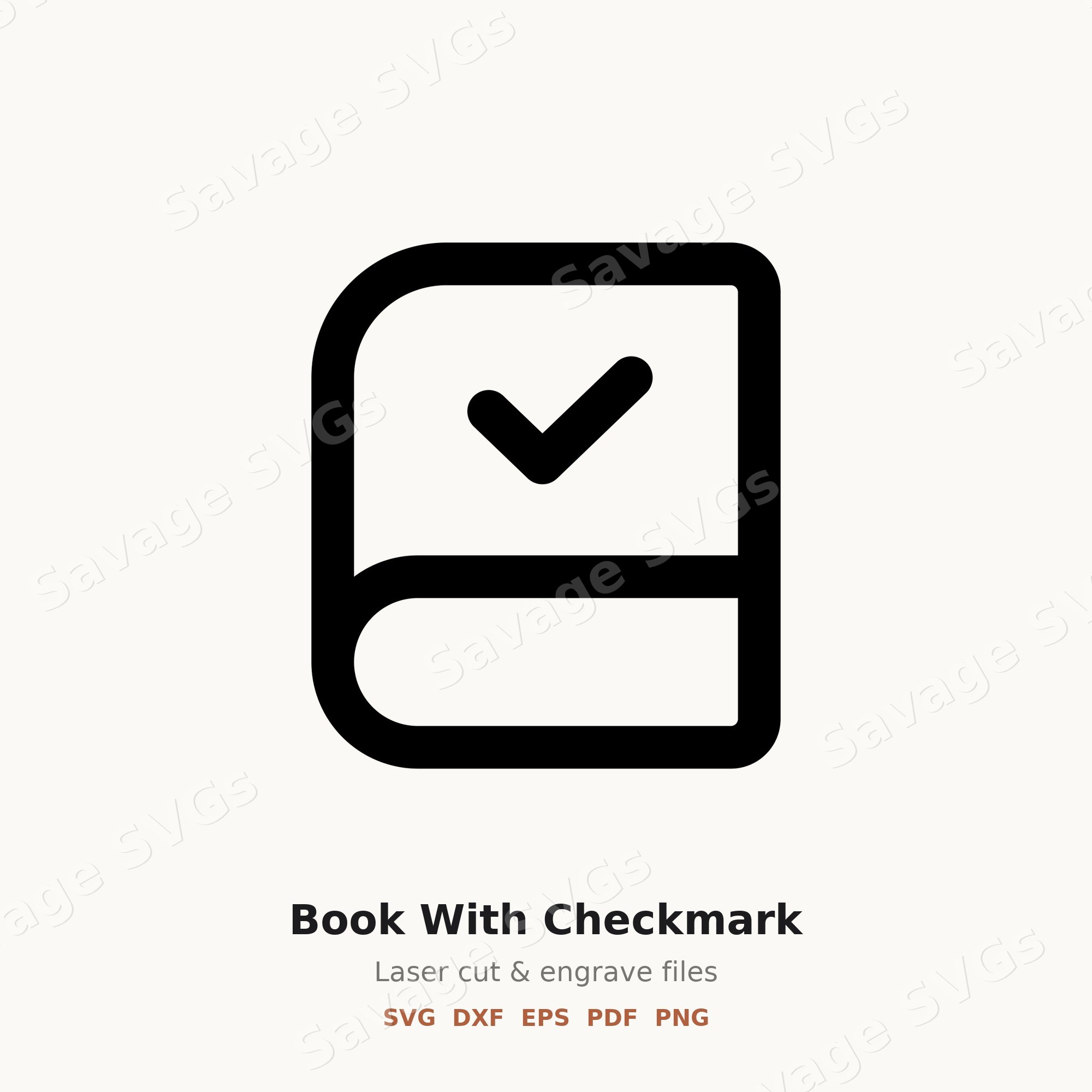 Book With Checkmark