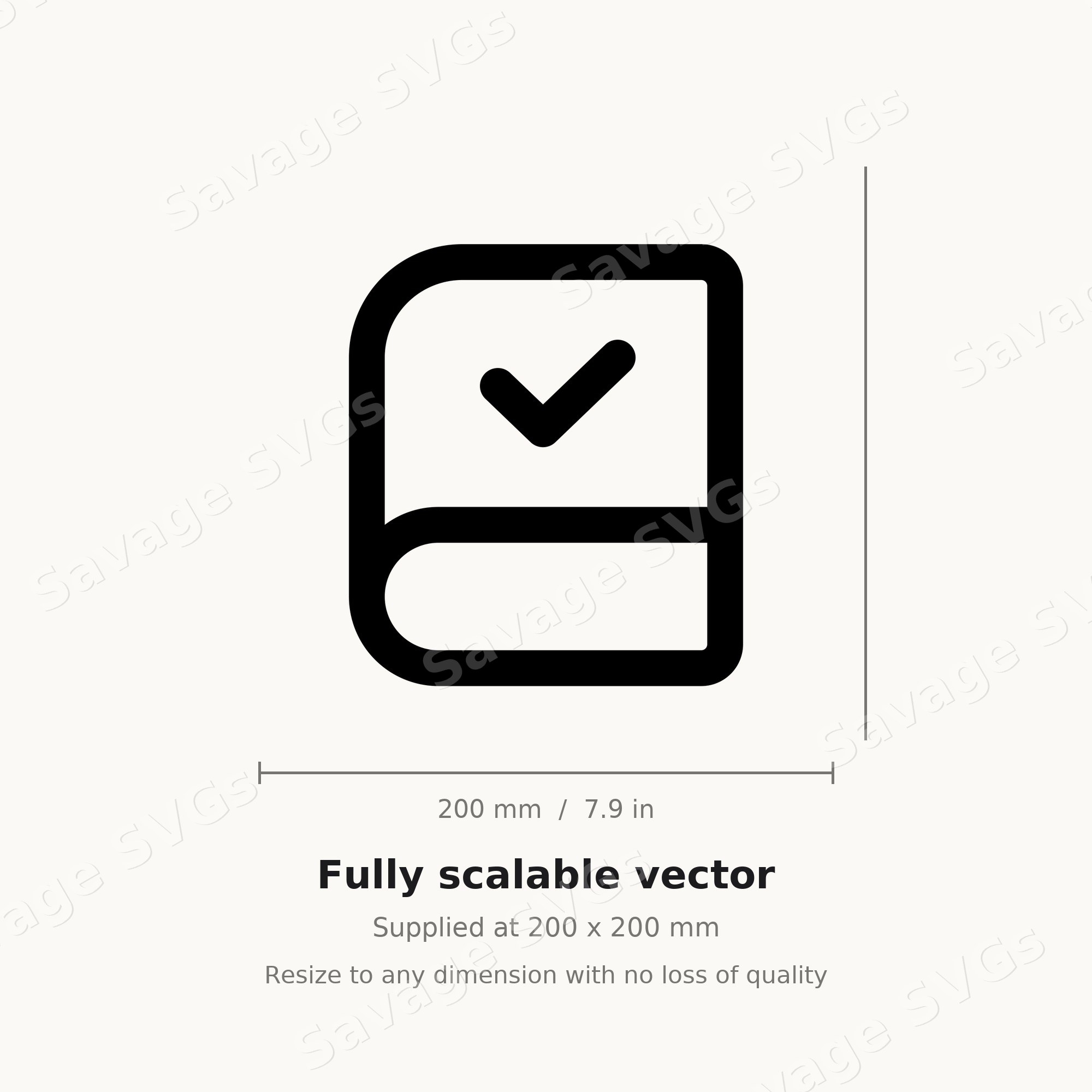 Book With Checkmark