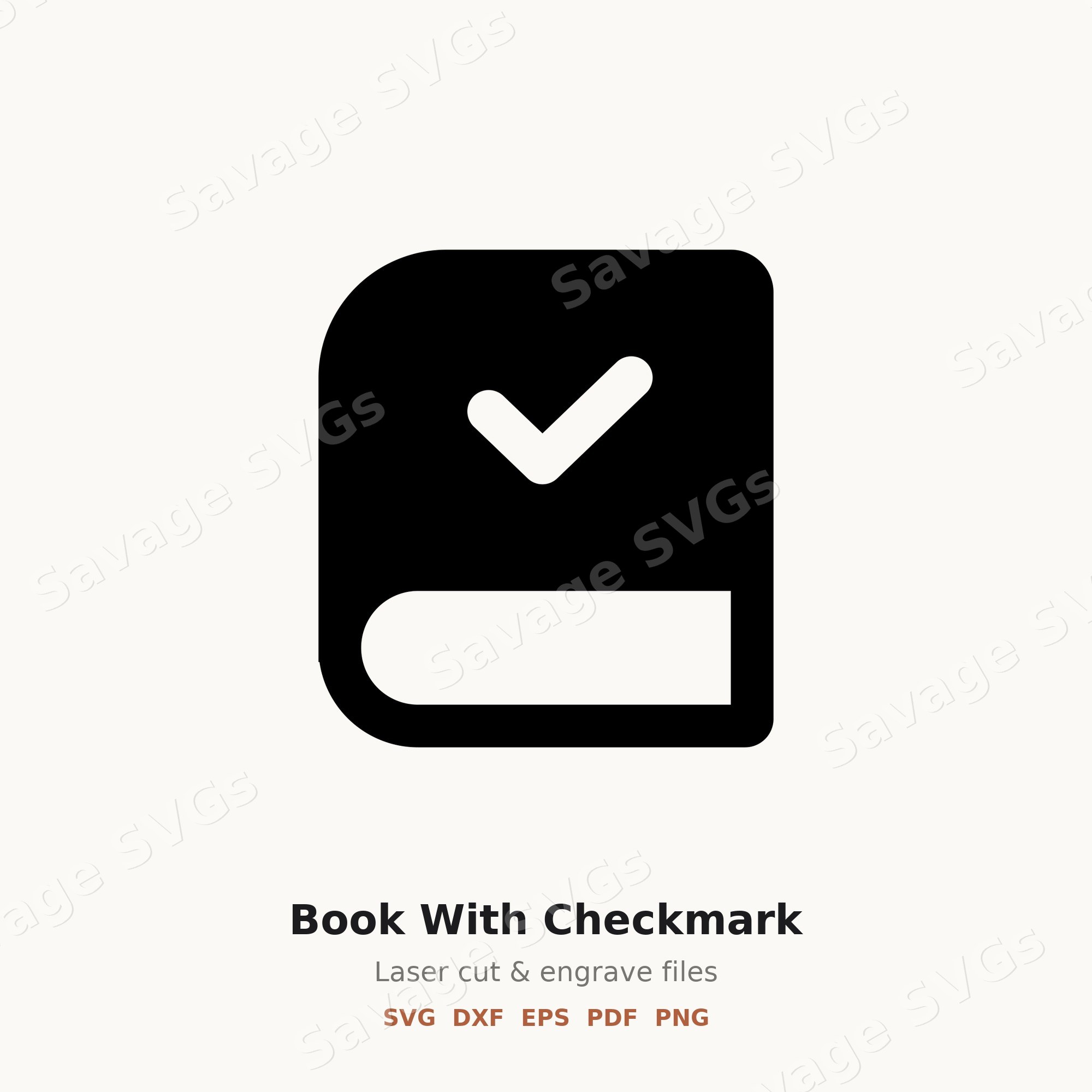 Book With Checkmark