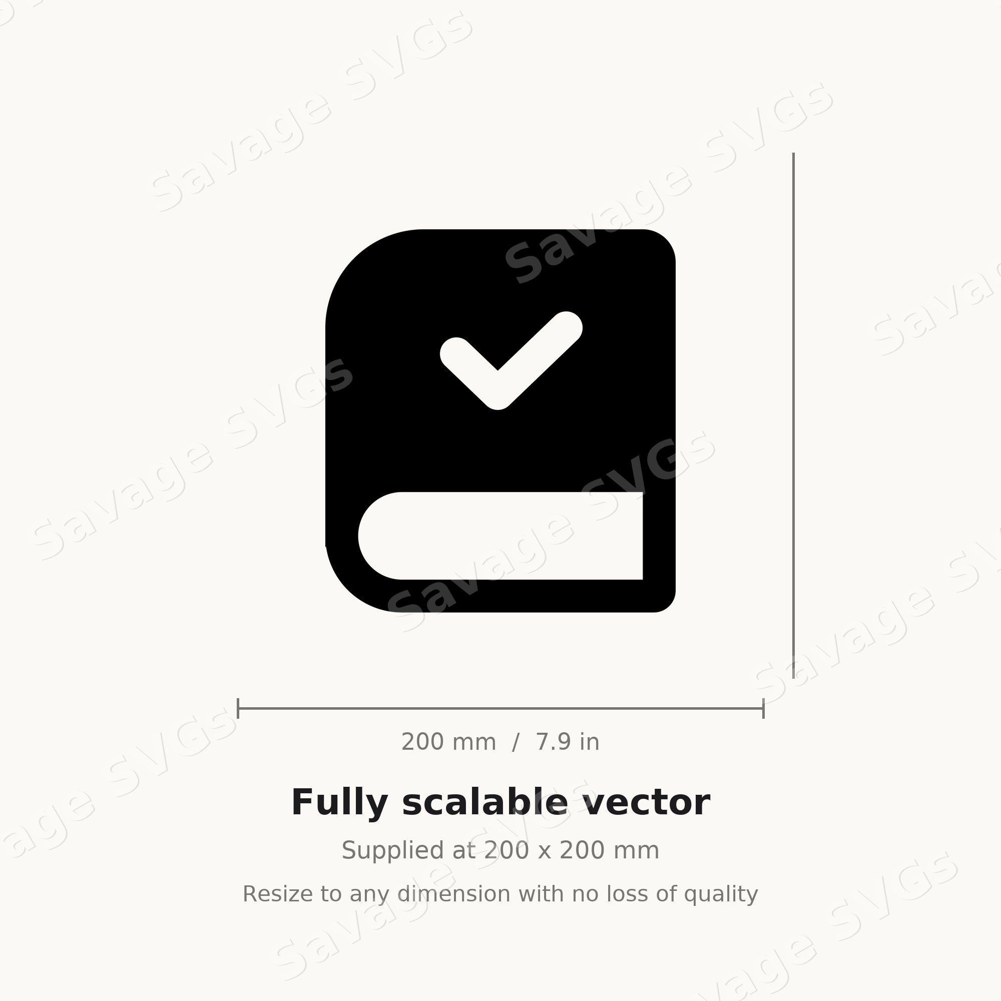 Book With Checkmark
