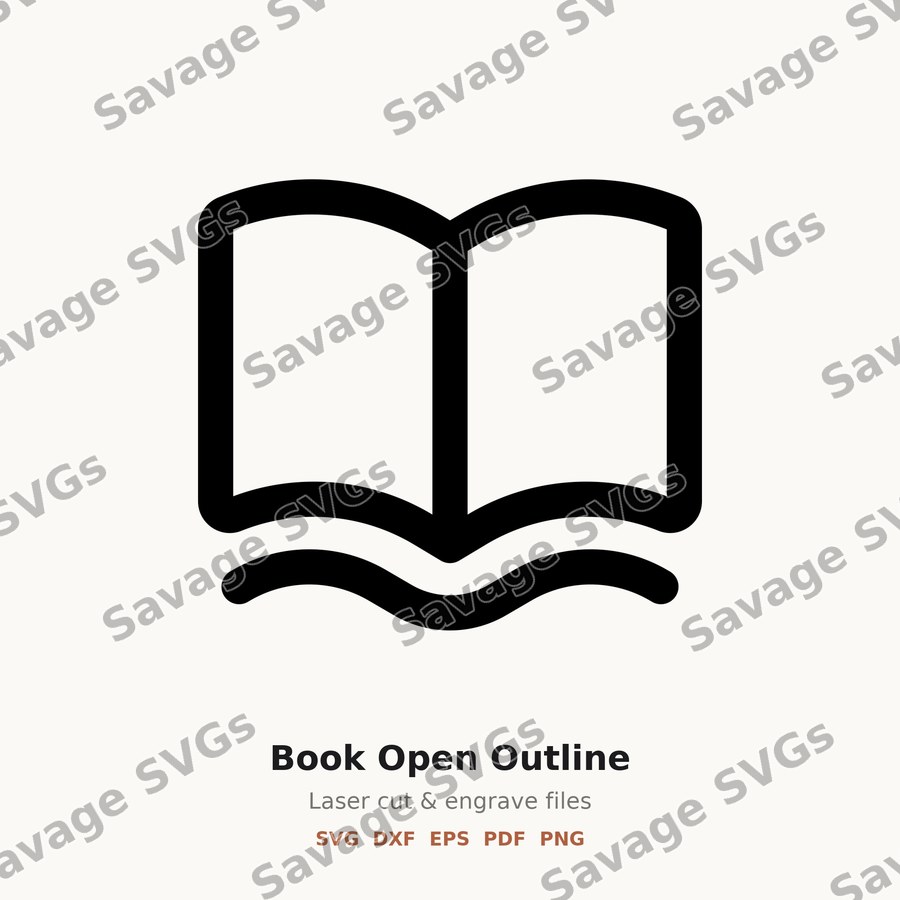 Book Open Outline