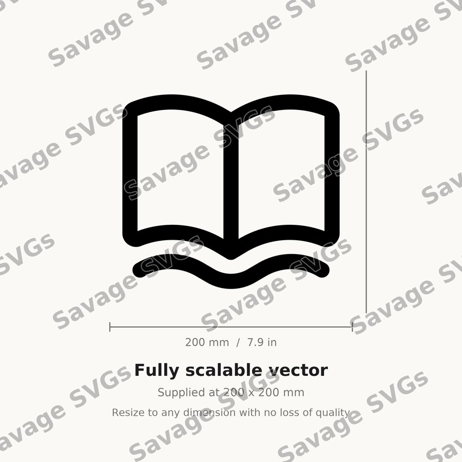 Book Open Outline