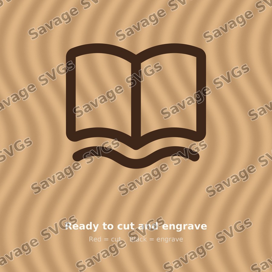 Book Open Outline