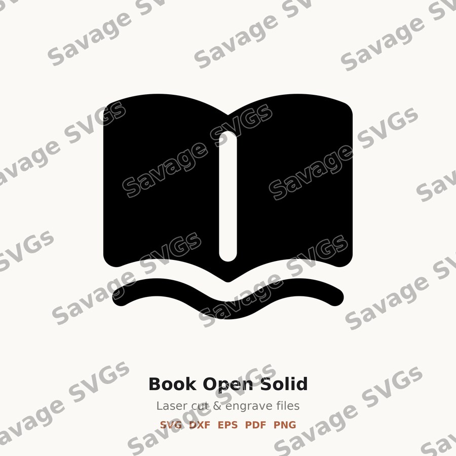 Book Open Solid