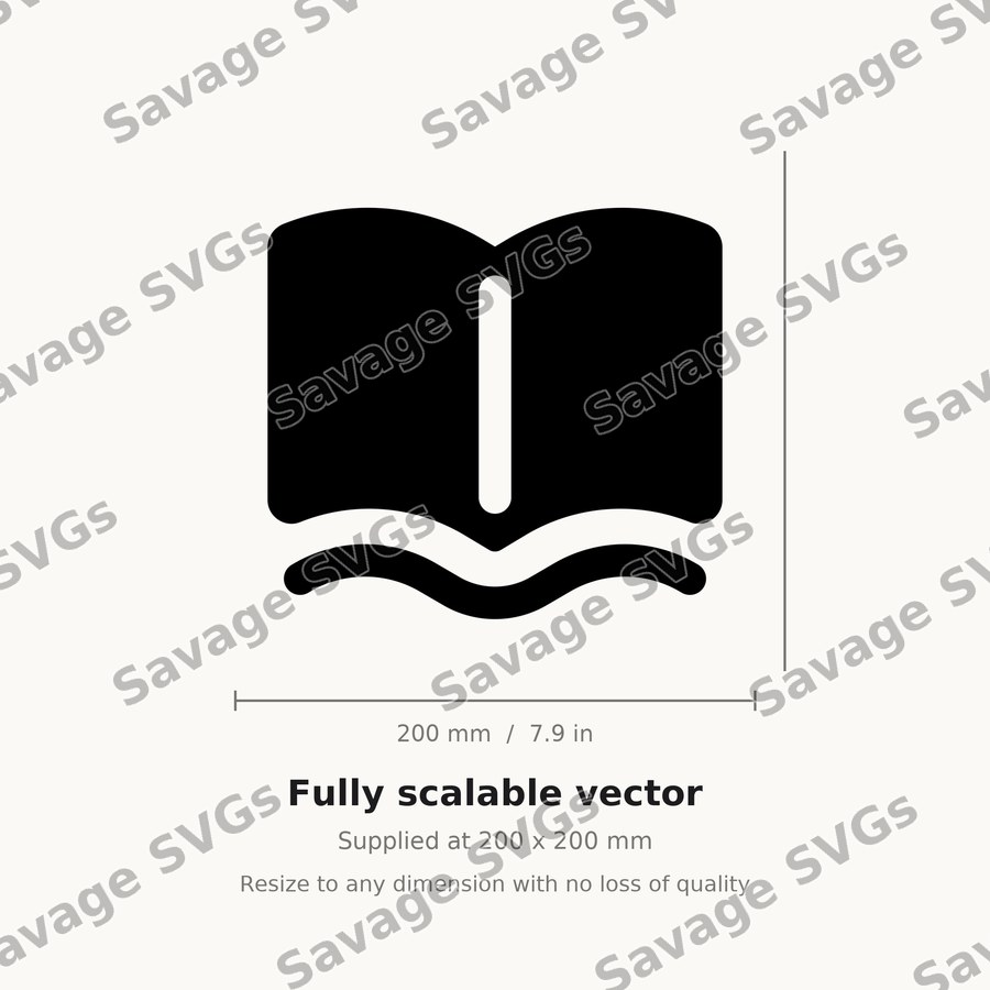 Book Open Solid
