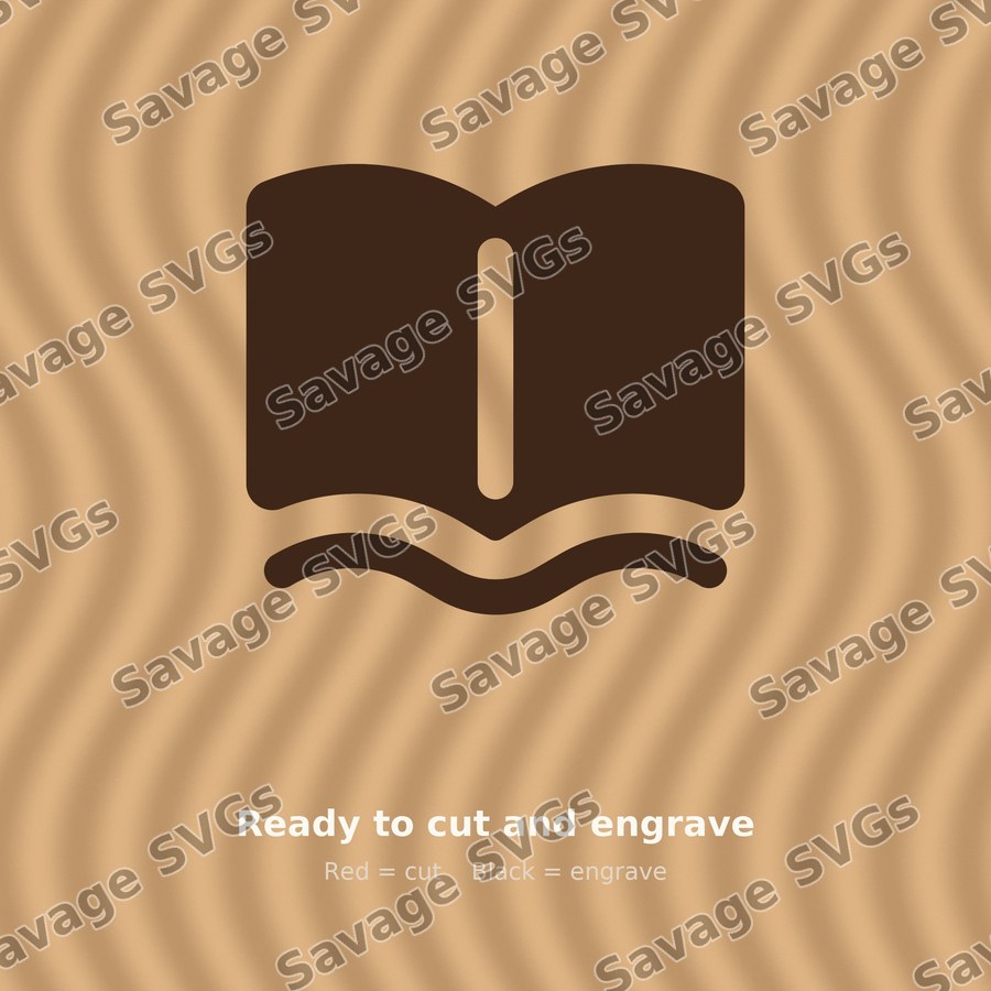Book Open Solid