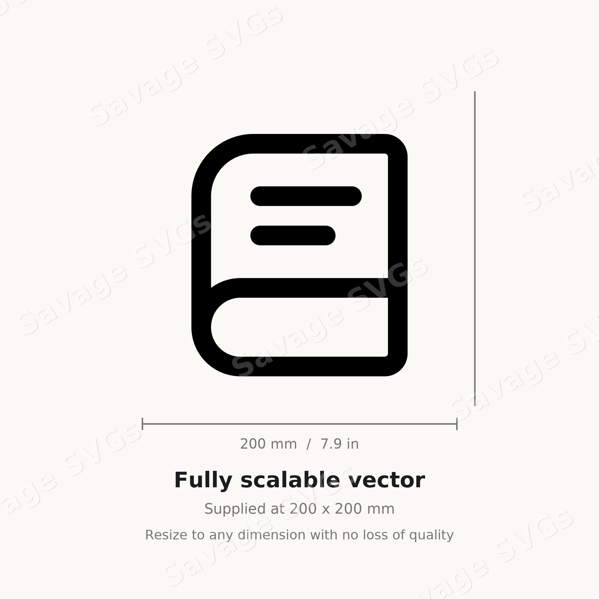Closed Book Icon