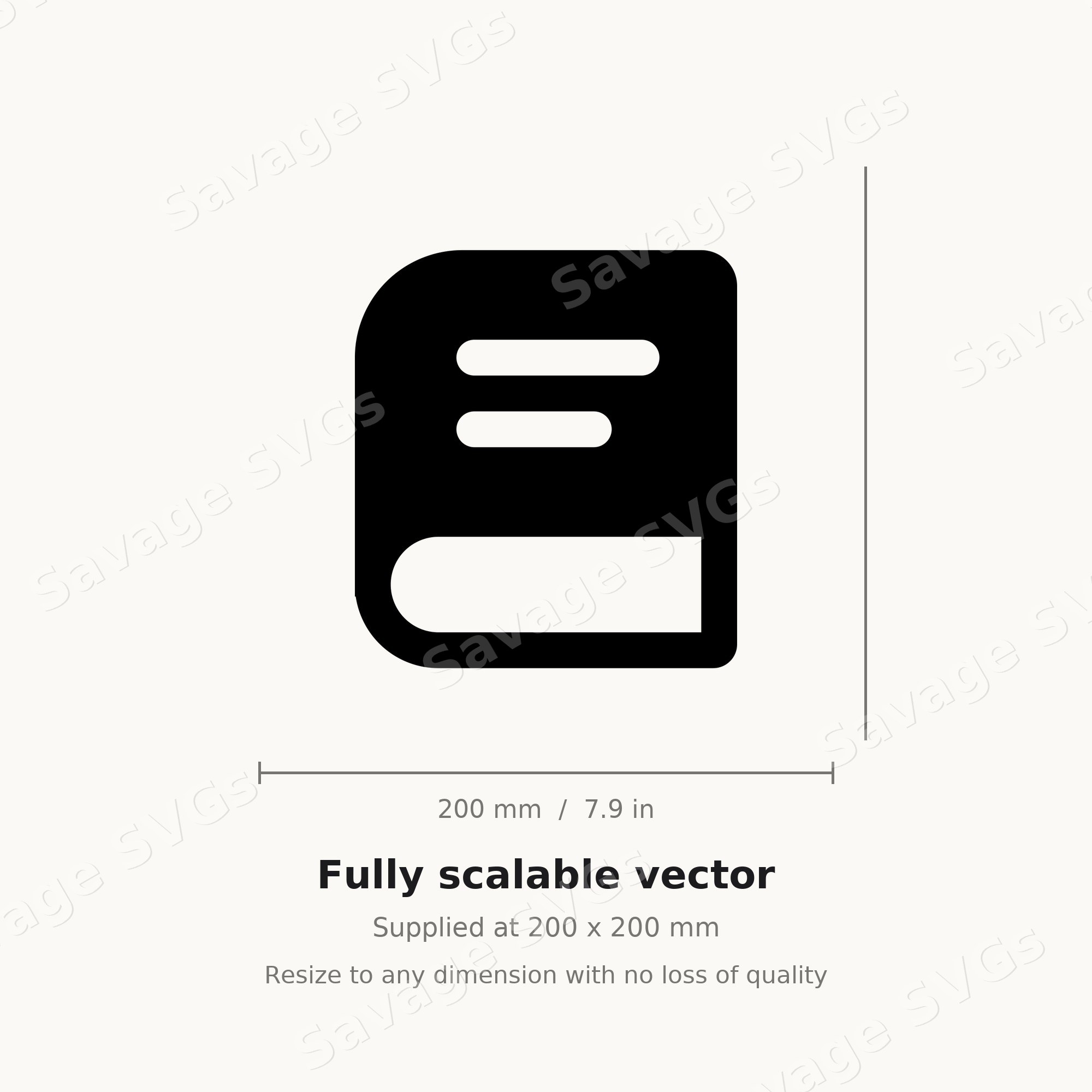Closed Book Icon