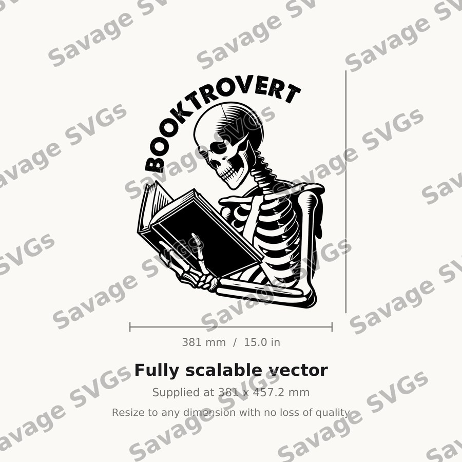 Booktrovert Skeleton