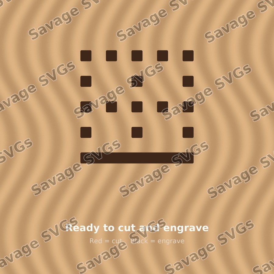 Border Bottom Icon
