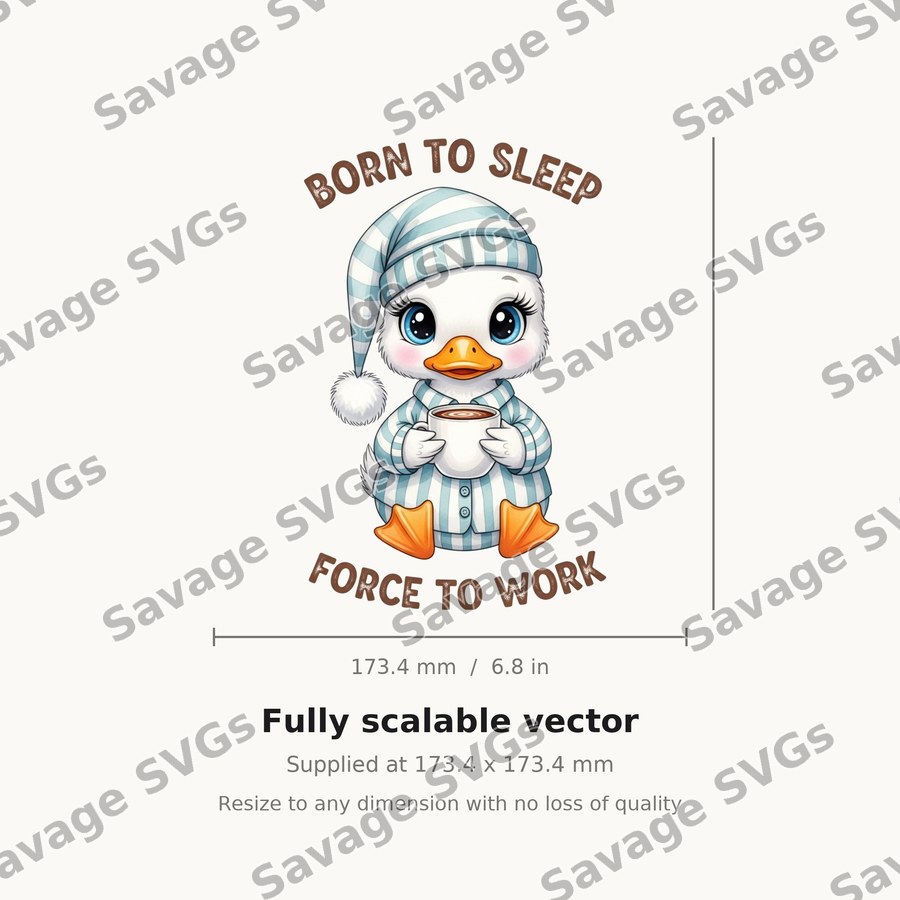 Born To Sleep Duck