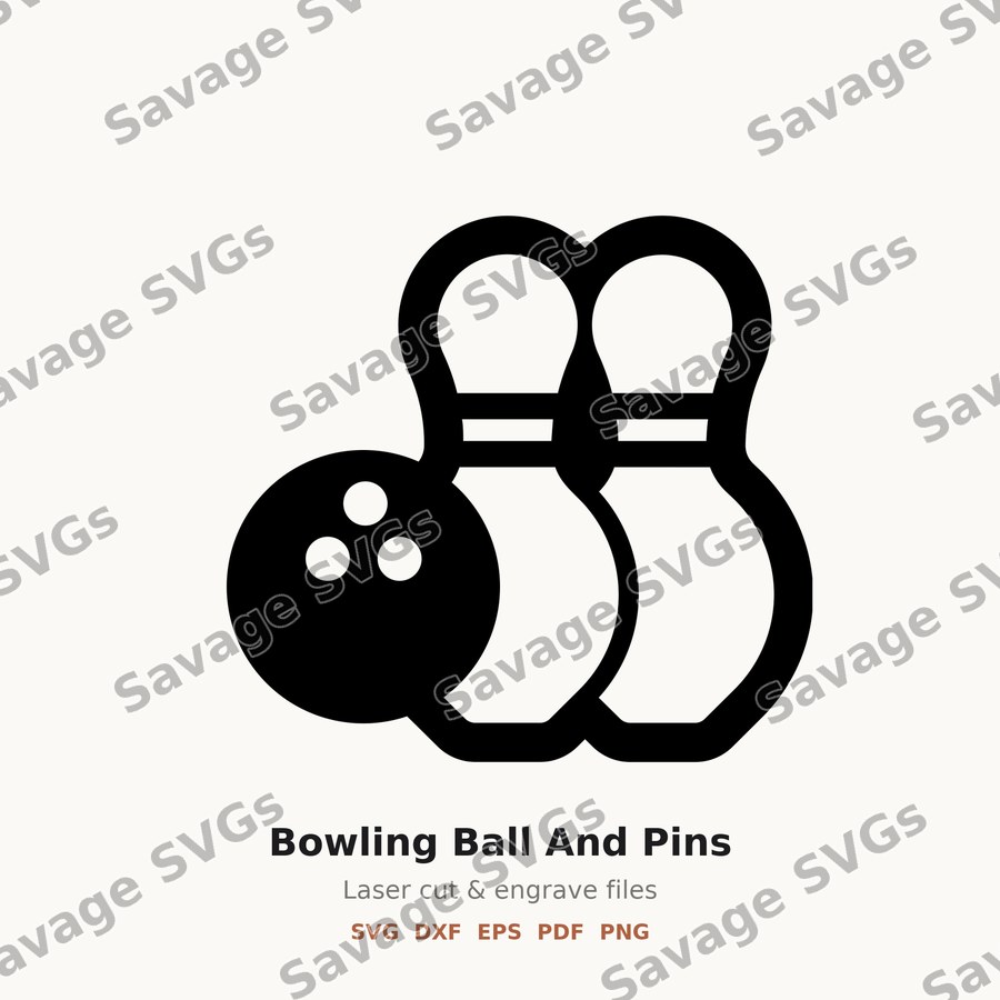 Bowling Ball And Pins