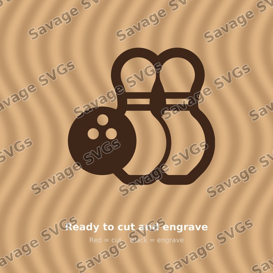 Bowling Ball And Pins