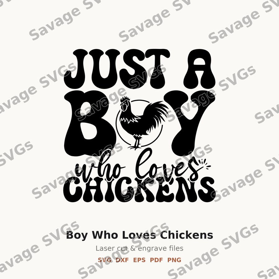 Boy Who Loves Chickens