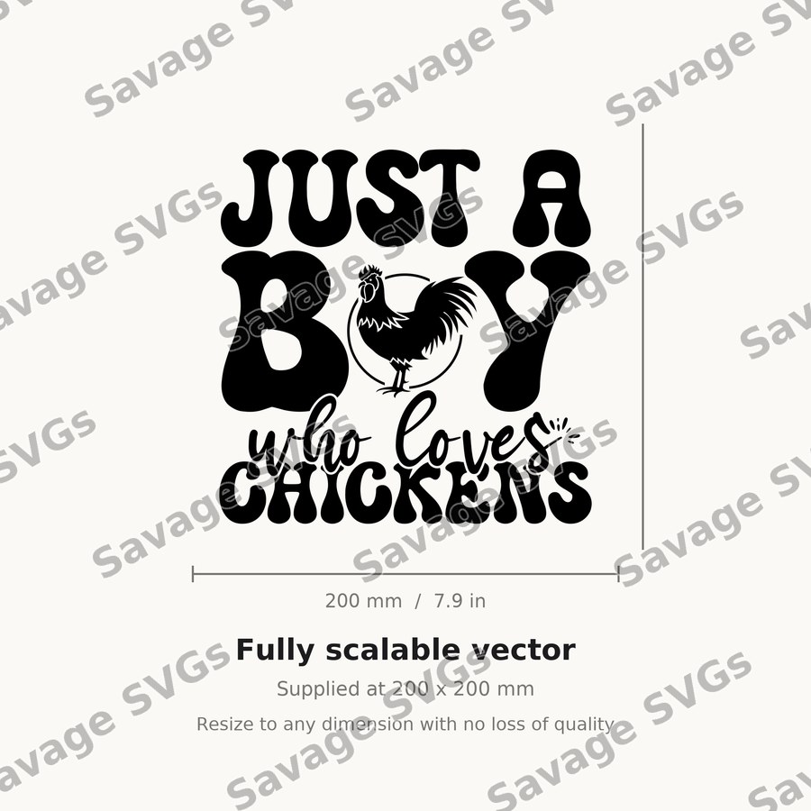 Boy Who Loves Chickens