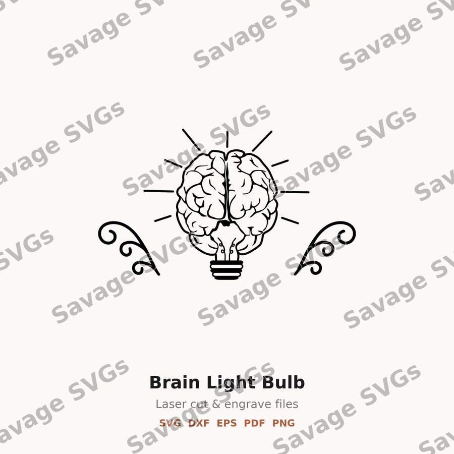 Brain Light Bulb